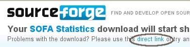 Sourceforge direct download image